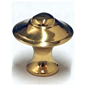 Cal Crystal VB-11 Vintage Brass GEORGIAN KNOB in Polished Brass
